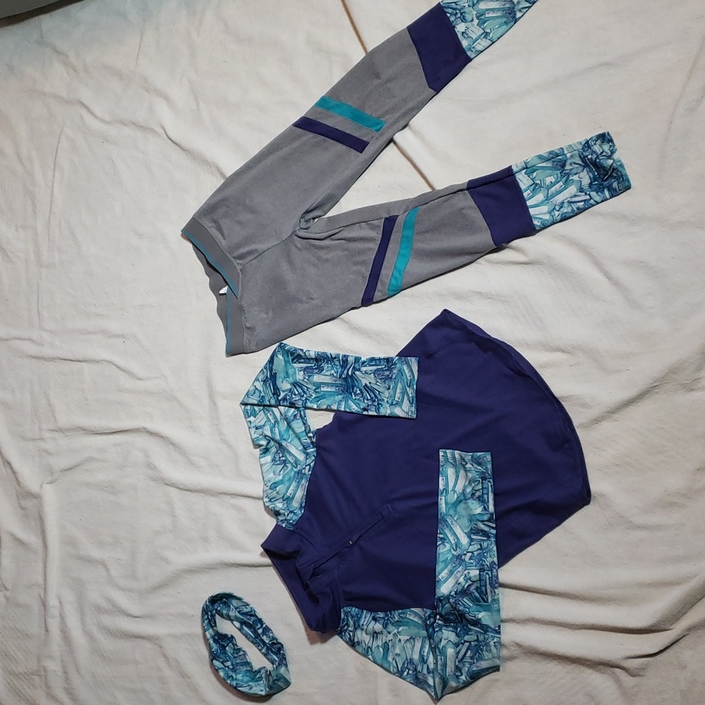 🛍Sz 7/8 girls' matching athletic set